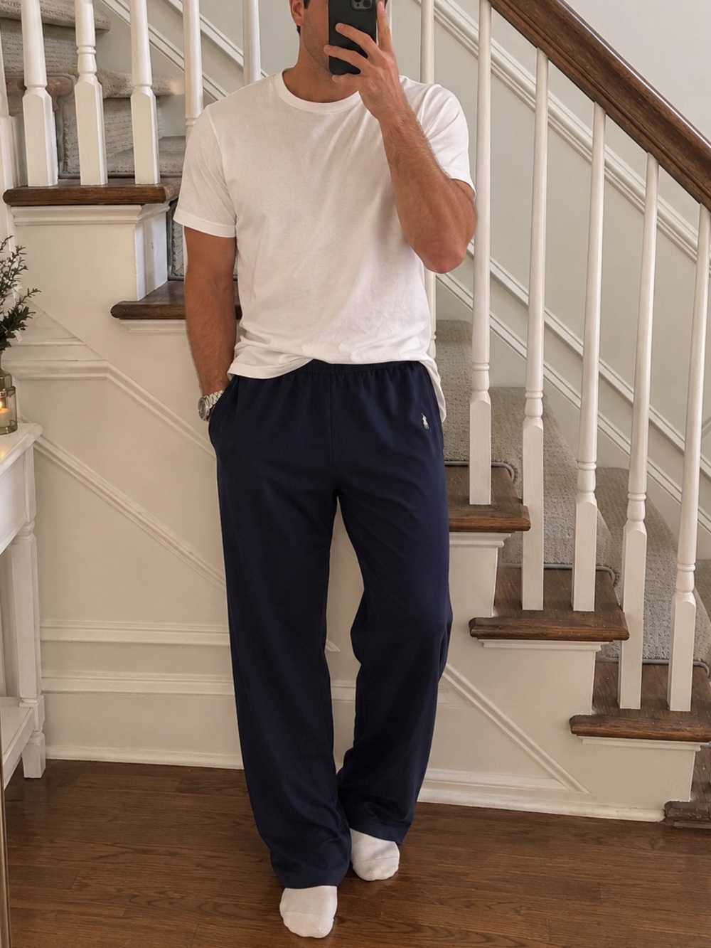 Ralph Laure Navy Blue Lounge or PJ Pants - size L